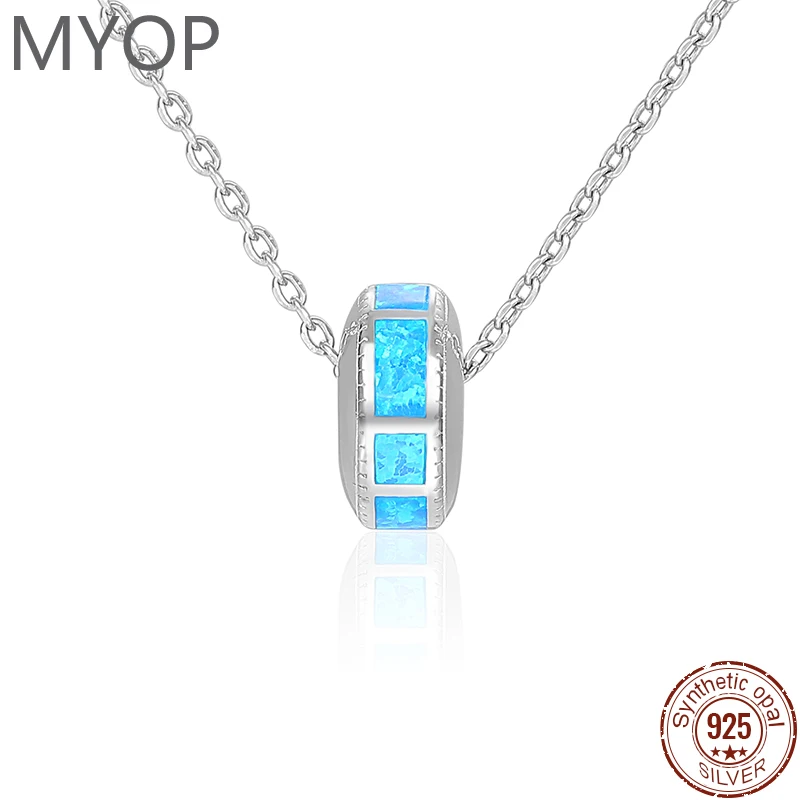 

Элегантный Опаловый кулон MYOP с глубоким зеленым озером