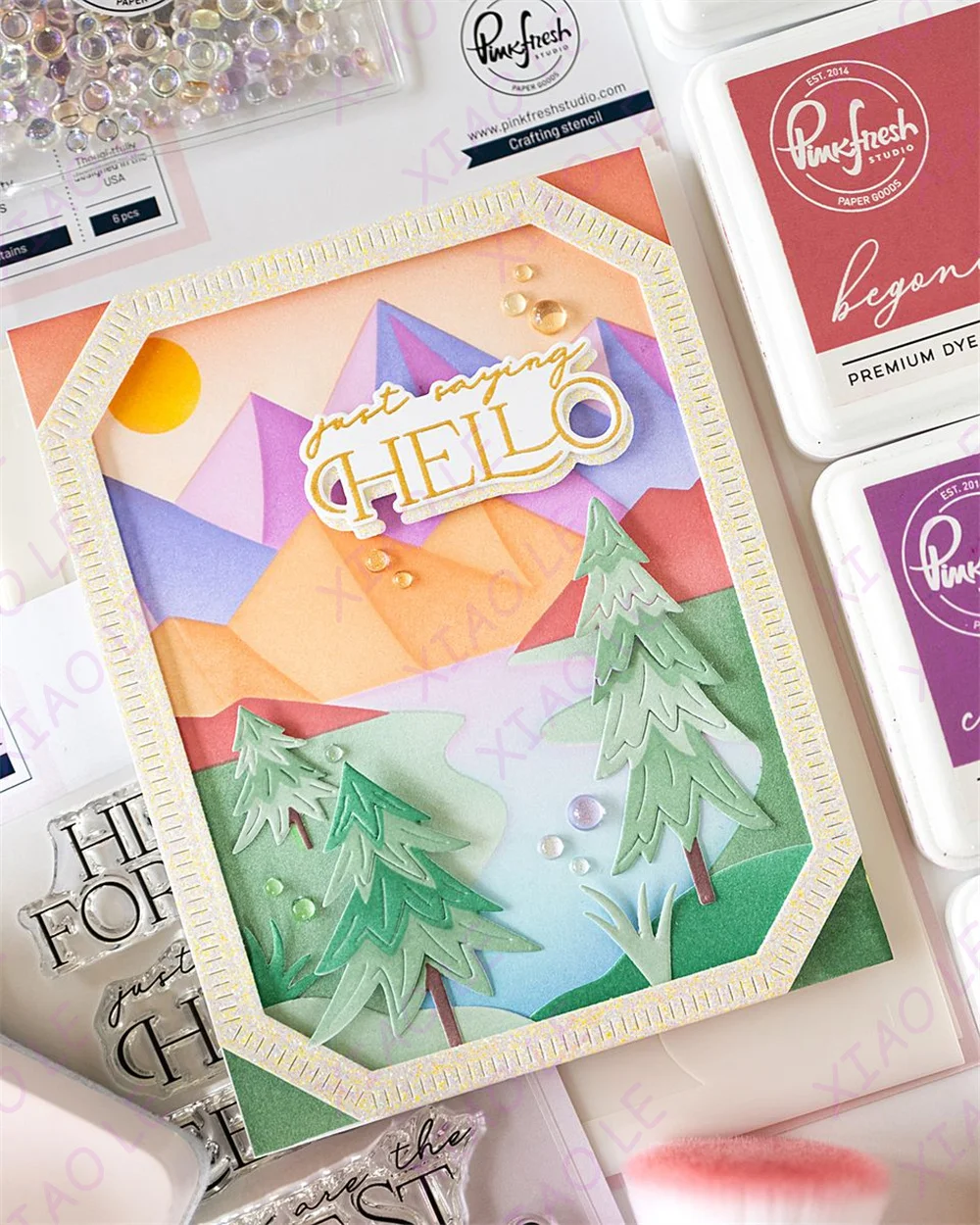 중첩 타원형 멋진 Edgers 금속 공예 절단 다이 Diy 스크랩북 종이 일기 장식 카드 수제 엠보싱 새로운 도착