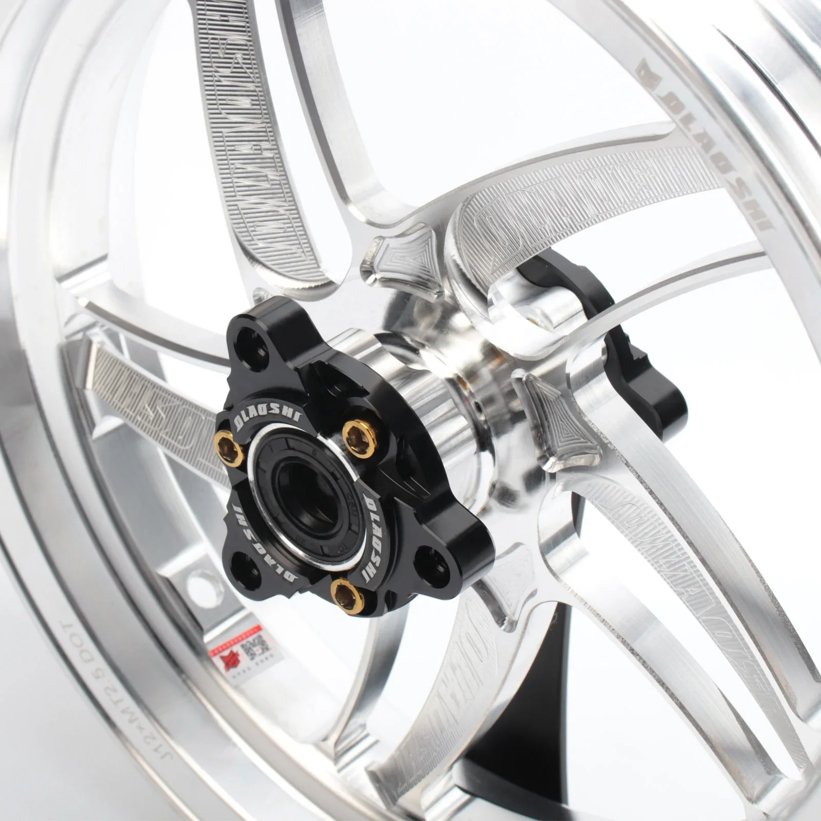 forged wheel hub Motorcycle accessories front CNC aluminum alloy double disc brake model