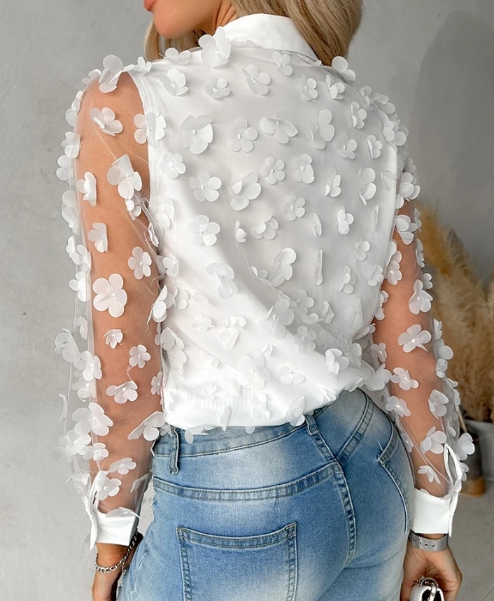 Рисунок 2 - Женский элегантный сетчатый топ