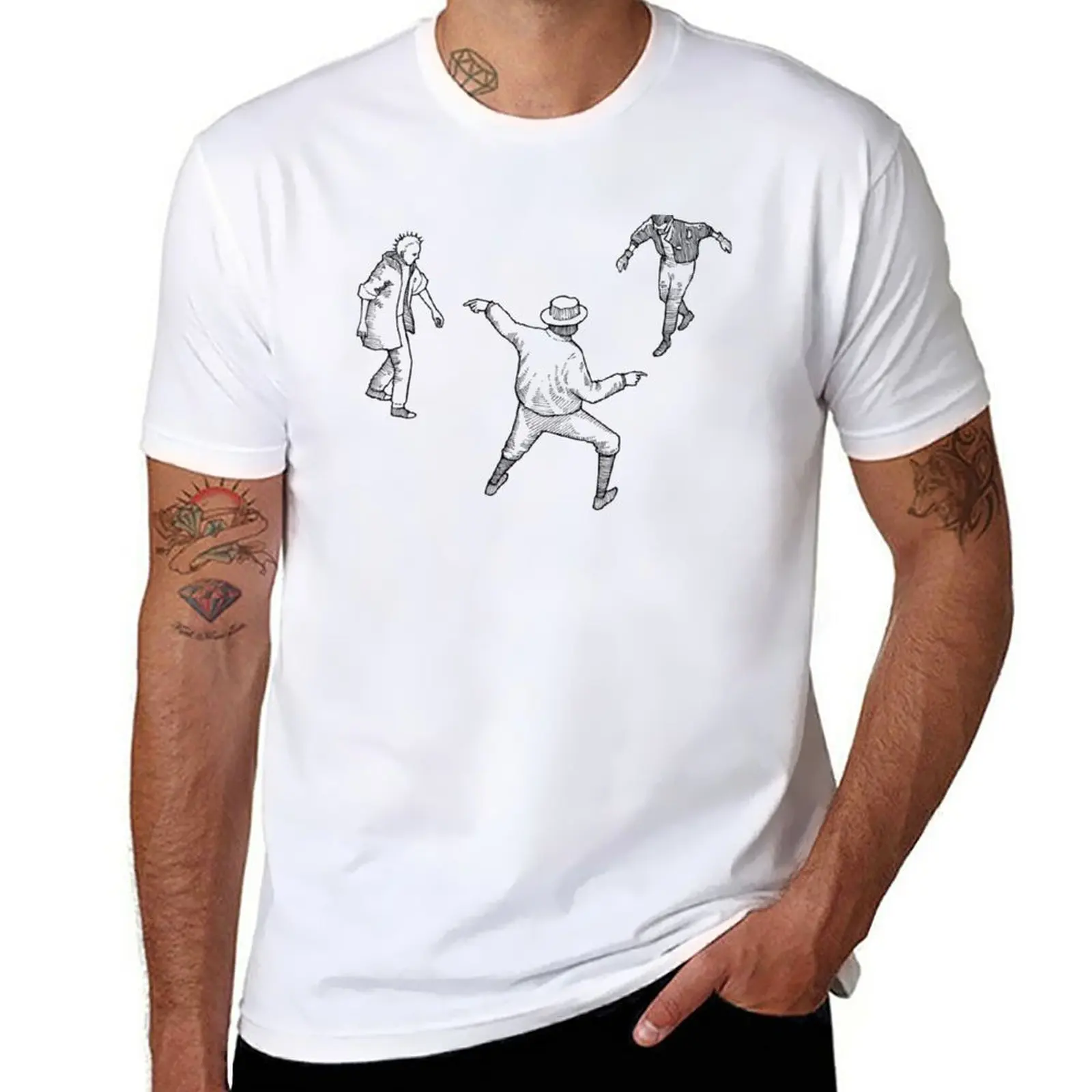 Disco Elysium Dance Floor T-Shirt Summer Top Sports Fans Magliette Semplici Da Uomo