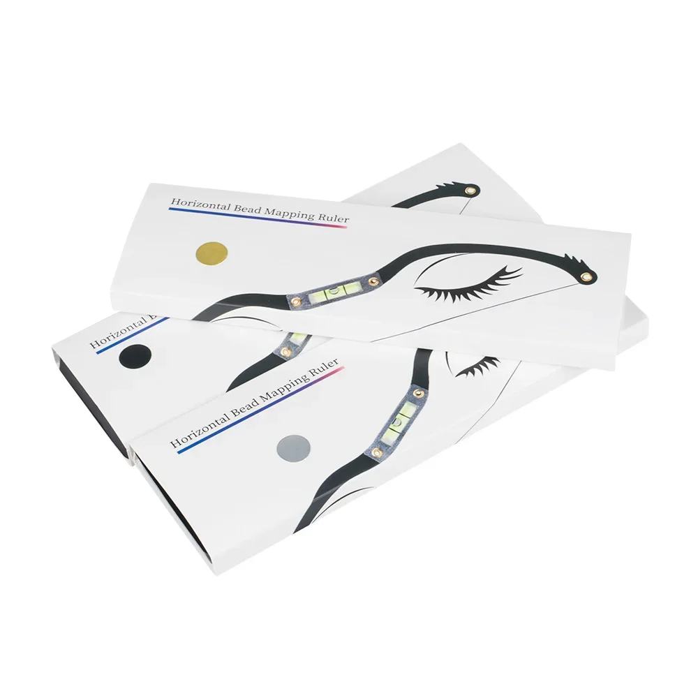 Triple Shade Precision Eyebrow Mapping Kit – Pre-Inked Microblading Measurement Tool