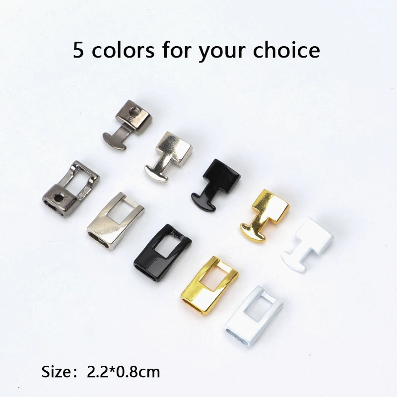 Unisex Elastic Shoelaces with Metal Lock Cross Buckle Flat Design for Sneakers Convenient Lazy Shoe Lace Rubber Band