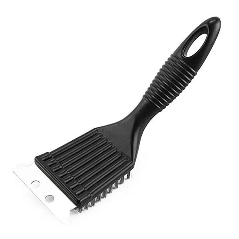 HOT SALE Barbecue Grill Brush Steel Wire Bristles BBQ Cleaning Brushes Durable Cooking Tool Outdoor Home BBQ Gas Kit Accessories