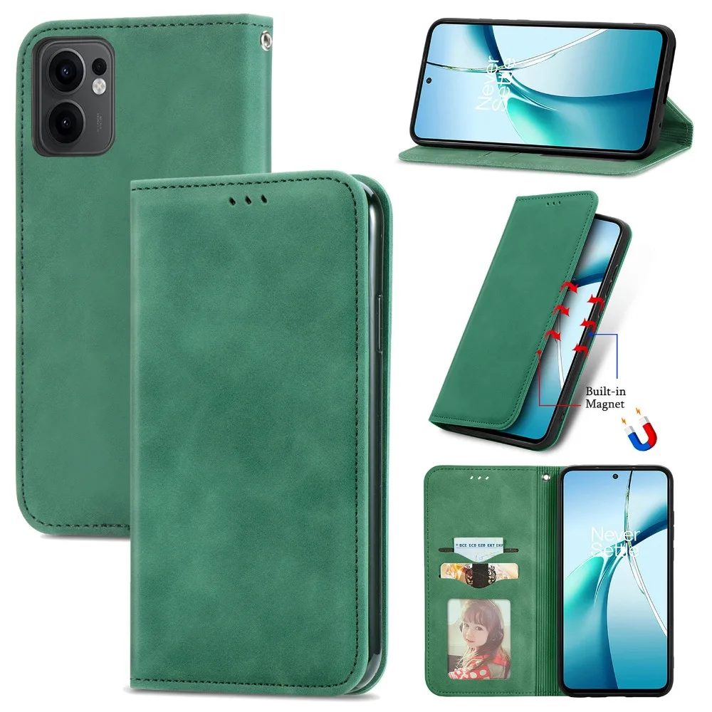 Luxury Leather Wallet Flip Case - Premium Design