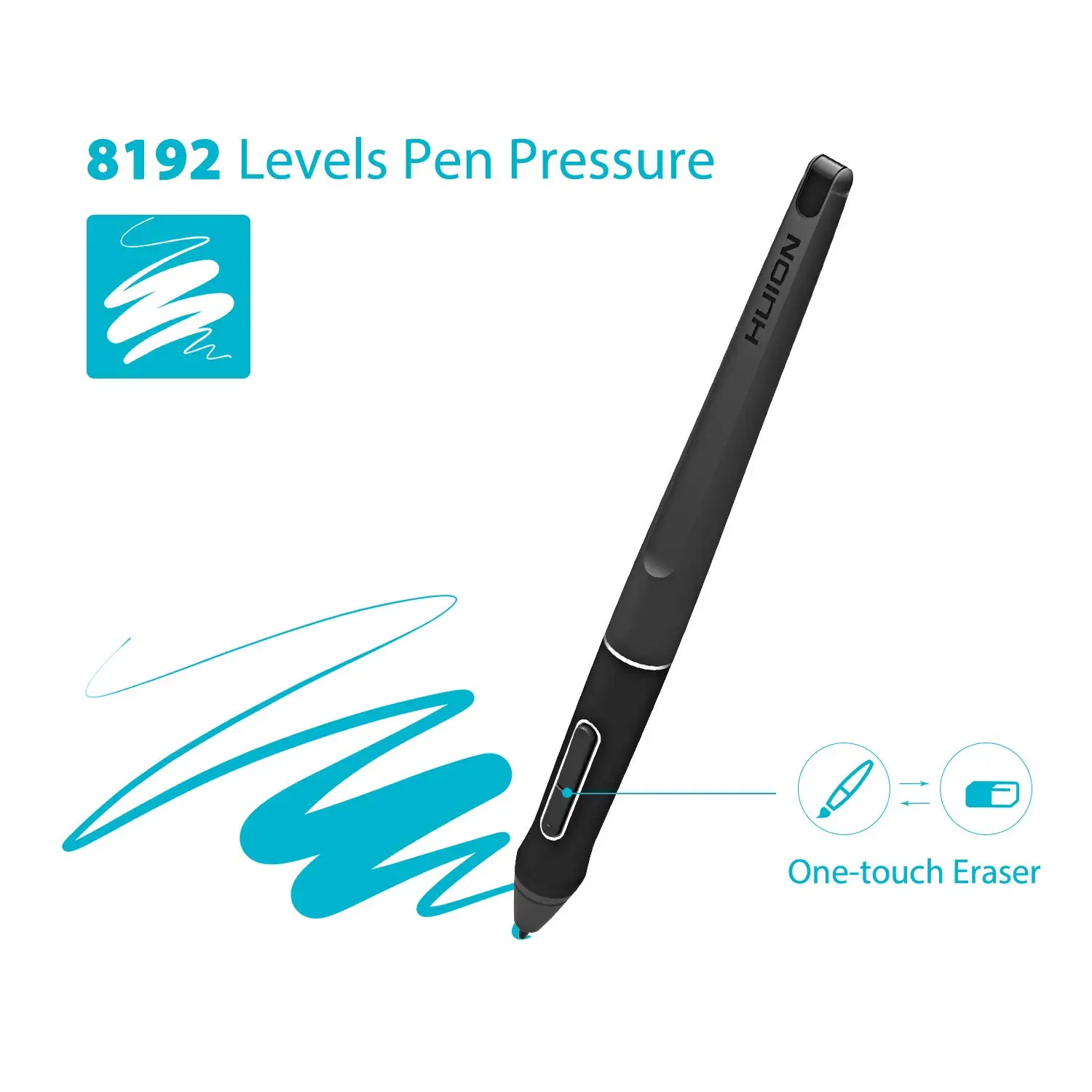 Huion Pw507 Caneta sem Bateria para Huion Kamvas Pro 12 Pro 13 Pro 16 Kamvas 1620 - Imagem 3