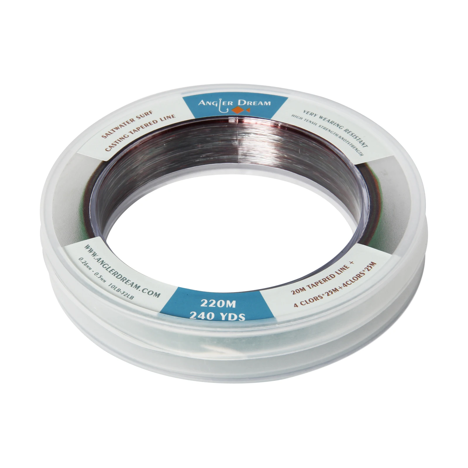 

ANGLER DREAM surf casting line with tapered leader 0.2mm/0.23mm-0.45mm Fast Sinking Fly Fishing Fly Line