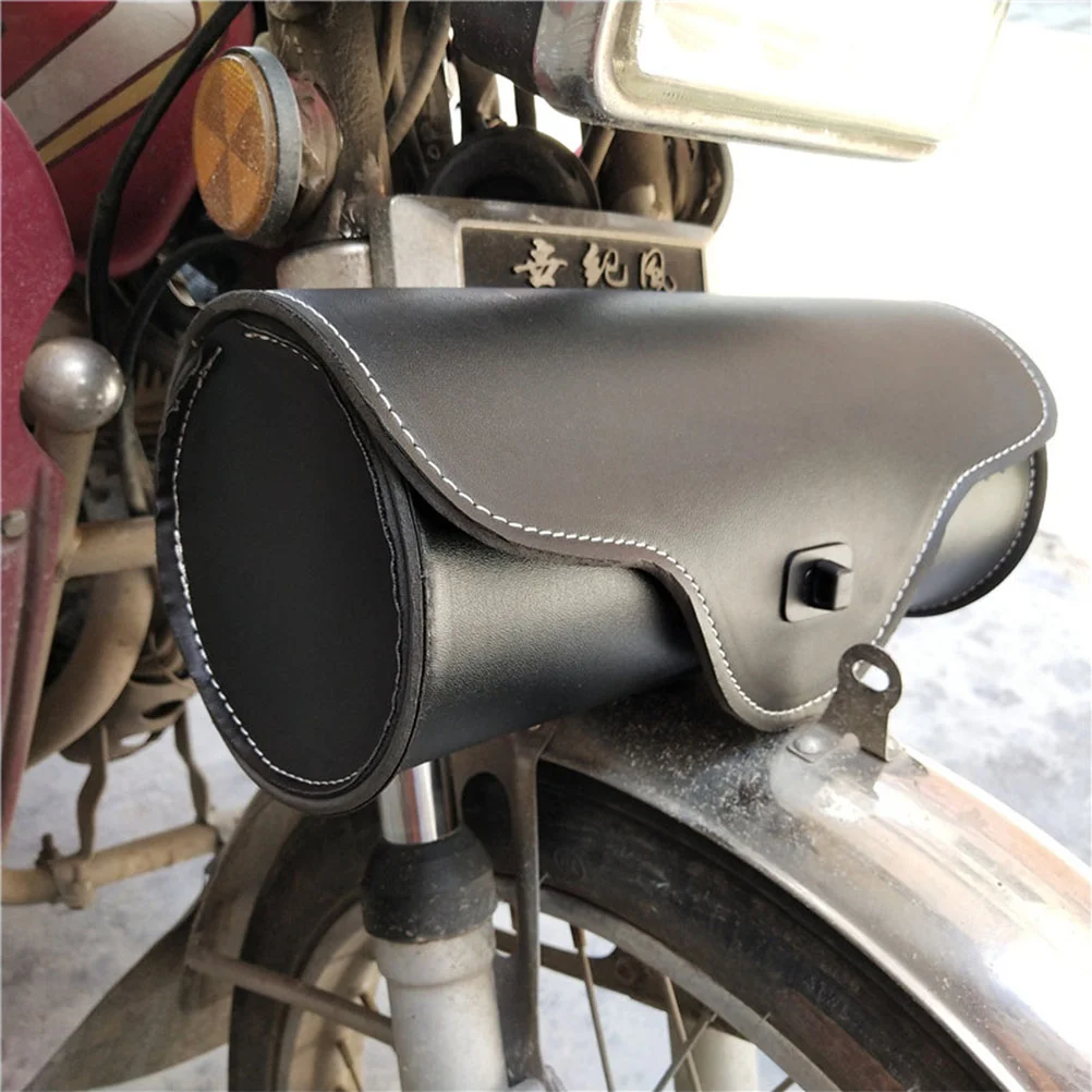 

ПУ мотоциклетная подвесная сумка, сумка, Боковая Сумка, гаджет для мотоцикла (черный)