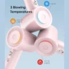 ABIR Hair Dryer ,High Speed,Smart Temperature Control,Magnetic Nozzle,Low Noise,Professional Hair Care Quick Dry Negative Ions 4