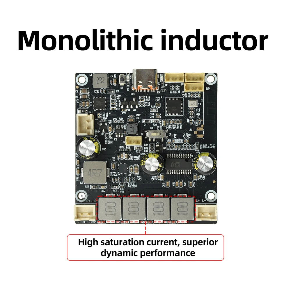 DC 6.6V-8.4V 2 x 25W Amplifier Board HiFi Power Amplifiers Digital Sound Amplificador Stereo Audio  Electronic Kit - 6