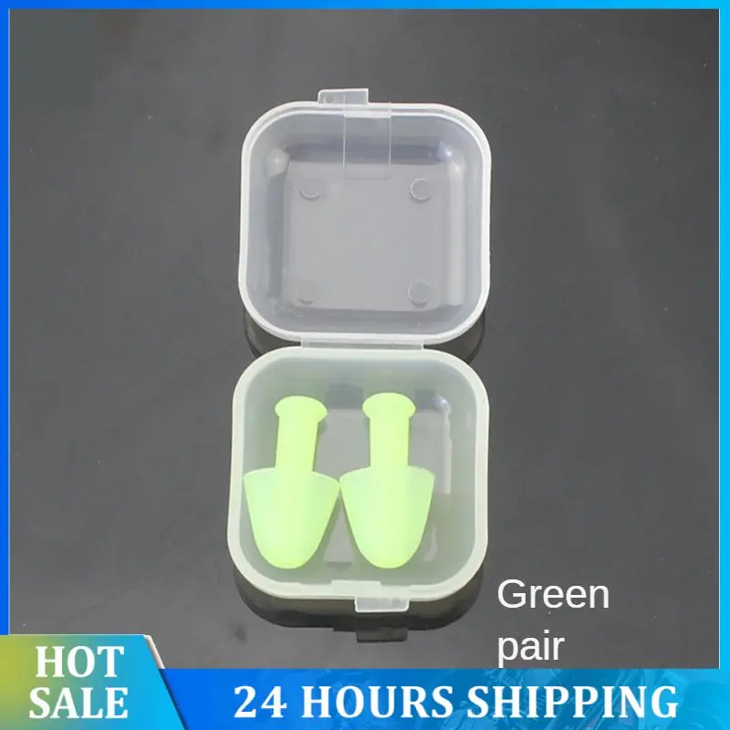 

Sleep Earplugs 4.5g Earplug Easy To Carry Out Noise Reduction Earplugs Swimming Earplugs Solid Color Silicone Earplugs