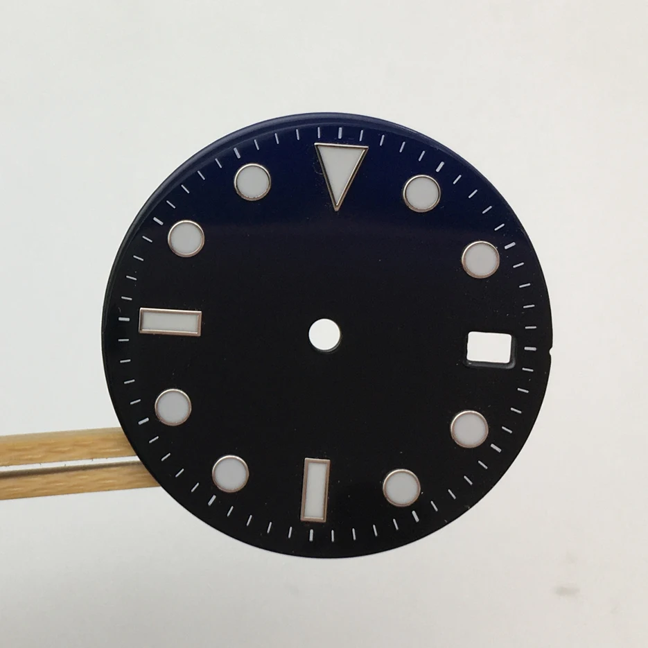 

No Logo 28.5mm Watch Dial Replacement, Modified Dial, Luminous Face, for NH35A Movement BB7 Men Watch Accessories
