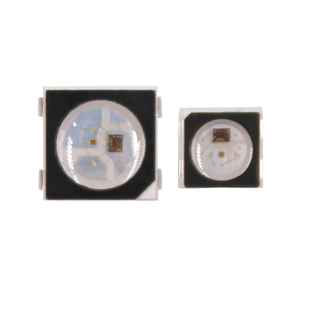 Description Picture 3 of itemIndividually Addressable SK6812 Mini 3535 5050 SMD RGB LED Chip Digital Pixels White/Black as WS2812B Leds DC5V 2~1500Pcs