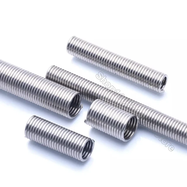 5 Ressorts à Crochet Traction Acier Inox 304 - Fil 2 Mm, Diamètre 18 Mm, Longueur 60 Mm (lot De 5) - 4