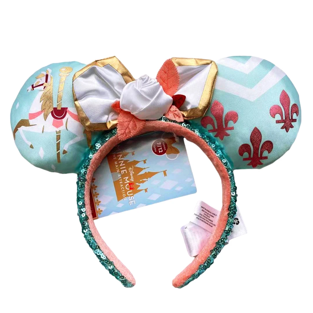 cool baby accessories Mickey Minnie Ears Headband Sequin EARS COSTUME Hallowmas Headband Cosplay Plush Gift plush mouse doll girls Party Hair band baby accessories clipart Baby Accessories