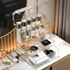 30x17.5x36cm Large Drawer Organizer Makeup Clear Acrylic Box With Perfume Cosmetic Display Capacity Lid Cosmet Storage Box 6