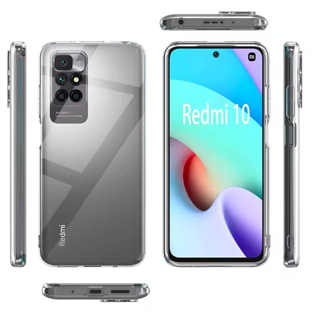 Transparent Shockproof Clear Soft Back Phone Case
