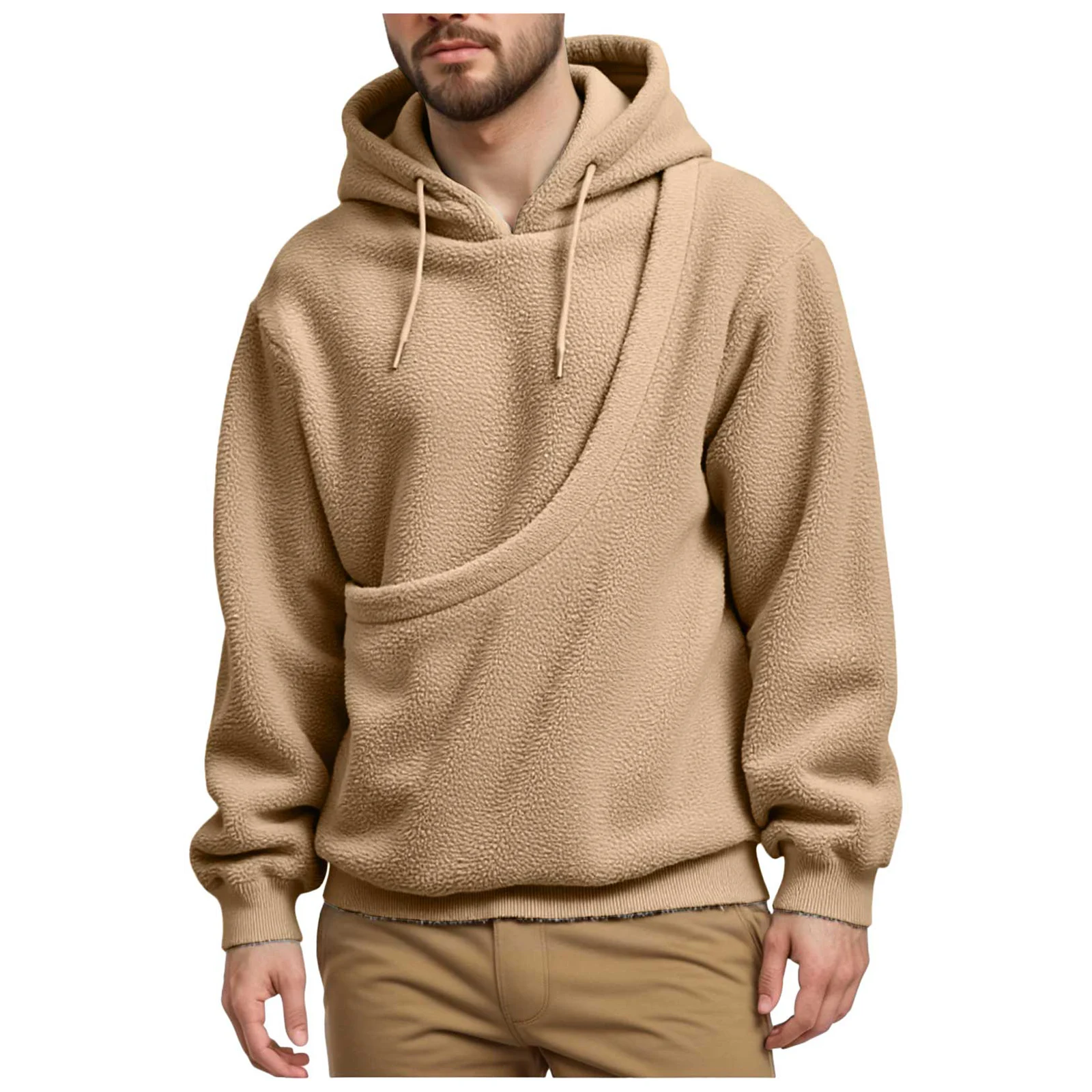 Hot Selling Hoodie 2025 Man Pullover Unisex Cat And Dog Bag Hooded Sweatshirt Pocket Pet Bag Holder Fleece Sweatshirts For Man
