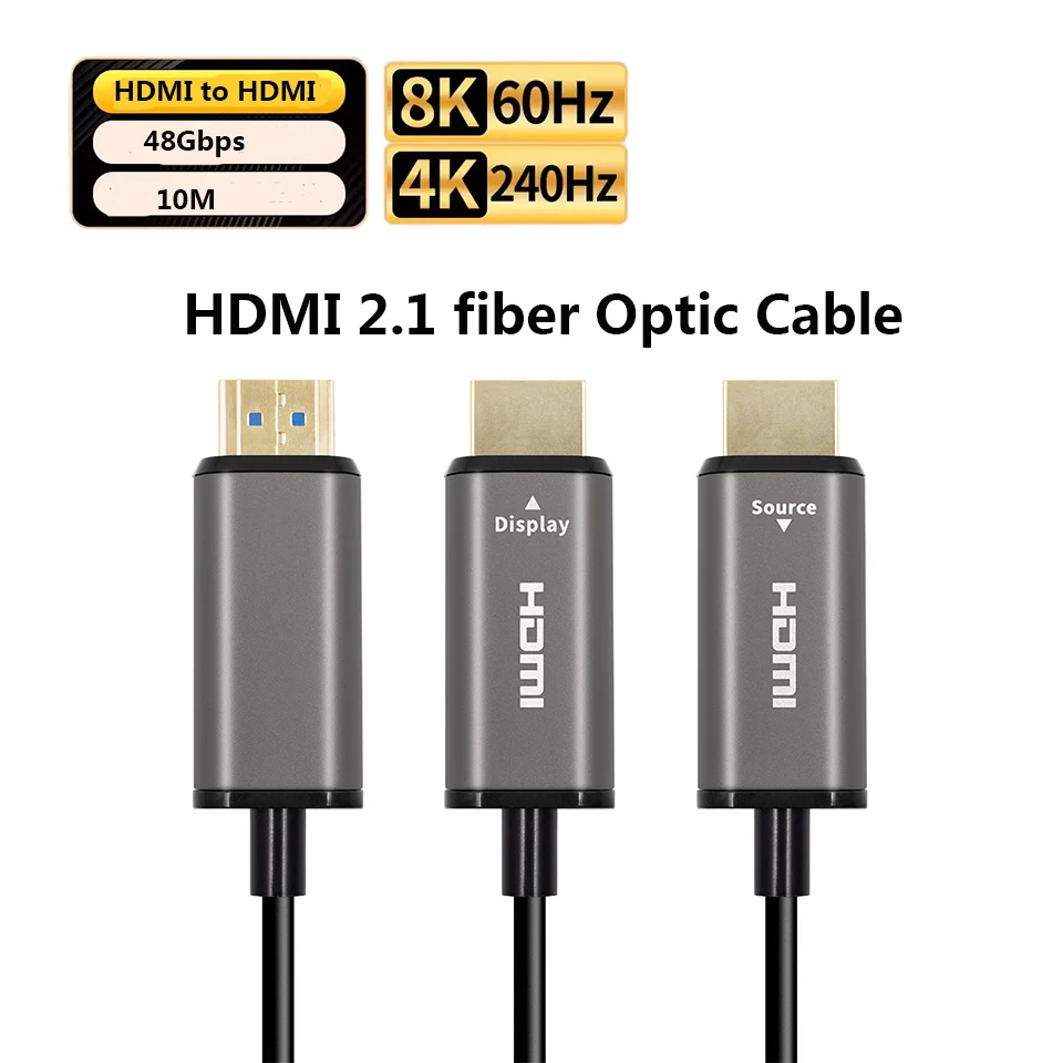 HDMI 호환 2.1 광섬유 케이블 8K HDMI 32.8FT/10M/393.7인치 케..