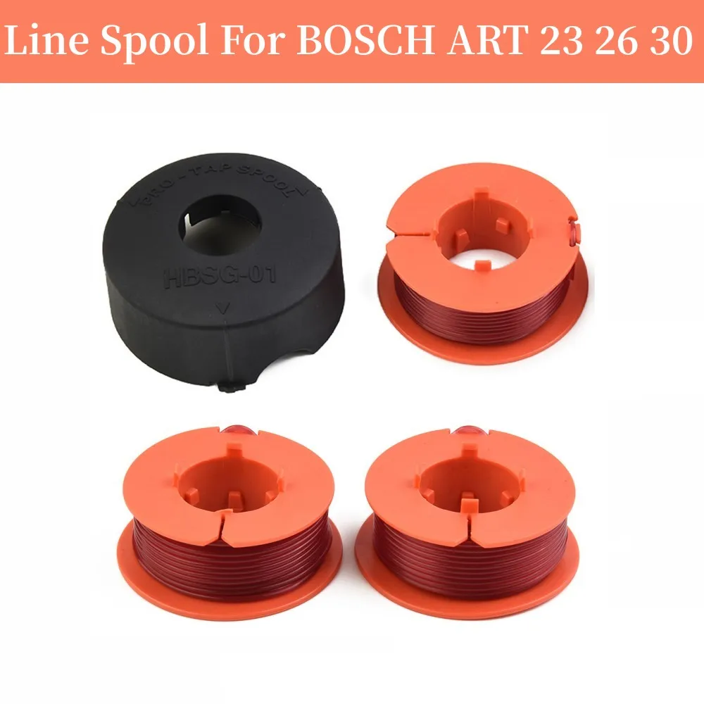 Line Spool For BOSCH ART 23 26 30 Combitrim Easytrim Pro-Tap Spool Line F016800175 Trimmer Brushcutter Lawn Mower Spool Cover