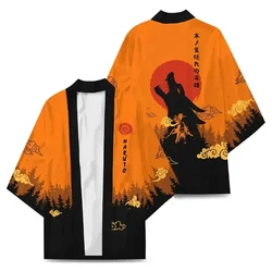 New Anime Konoha Hokage Tsunade Kimono Cosplay Costumes Haori Cloak Cardigan Adult Kids Coat Bathrobe Pajamas Yukata