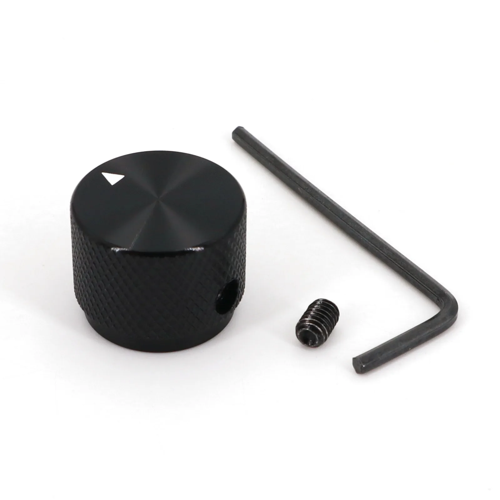 Solid Aluminum Alloy Small Size 20 x 15.5mm Volume Rotary Control 6mm Dia Potentiometer Cap Knob