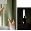 New Customizable Curtains for Living Room and Bedroom Fully Sunshade Finished Product Sun Protection Modern Nordic Decoration 5