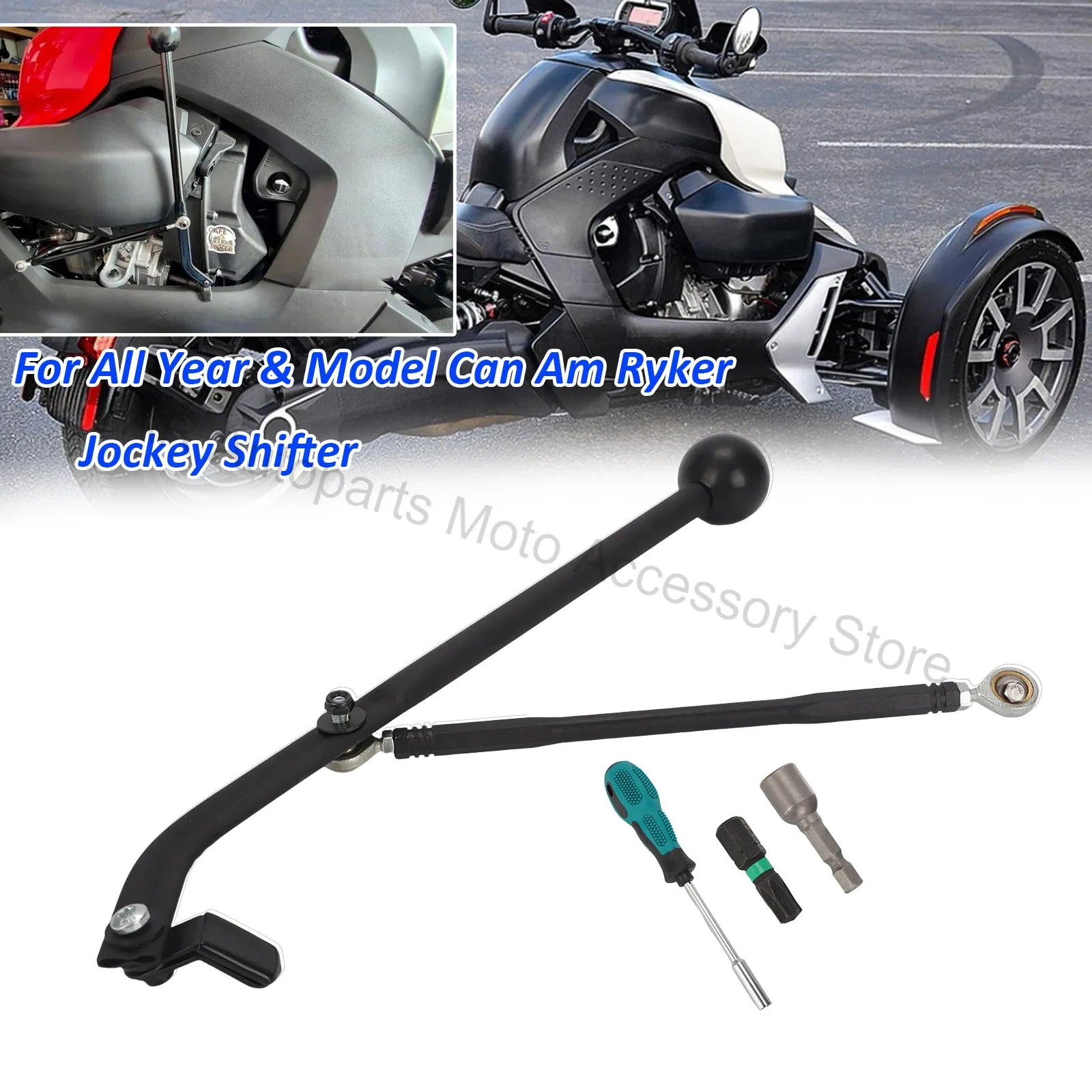 Forward Reverse Hand Roller For Can-Am Ryker 600 900 Ace Rally Forward/Reverse Hand Shifter Kit No ...