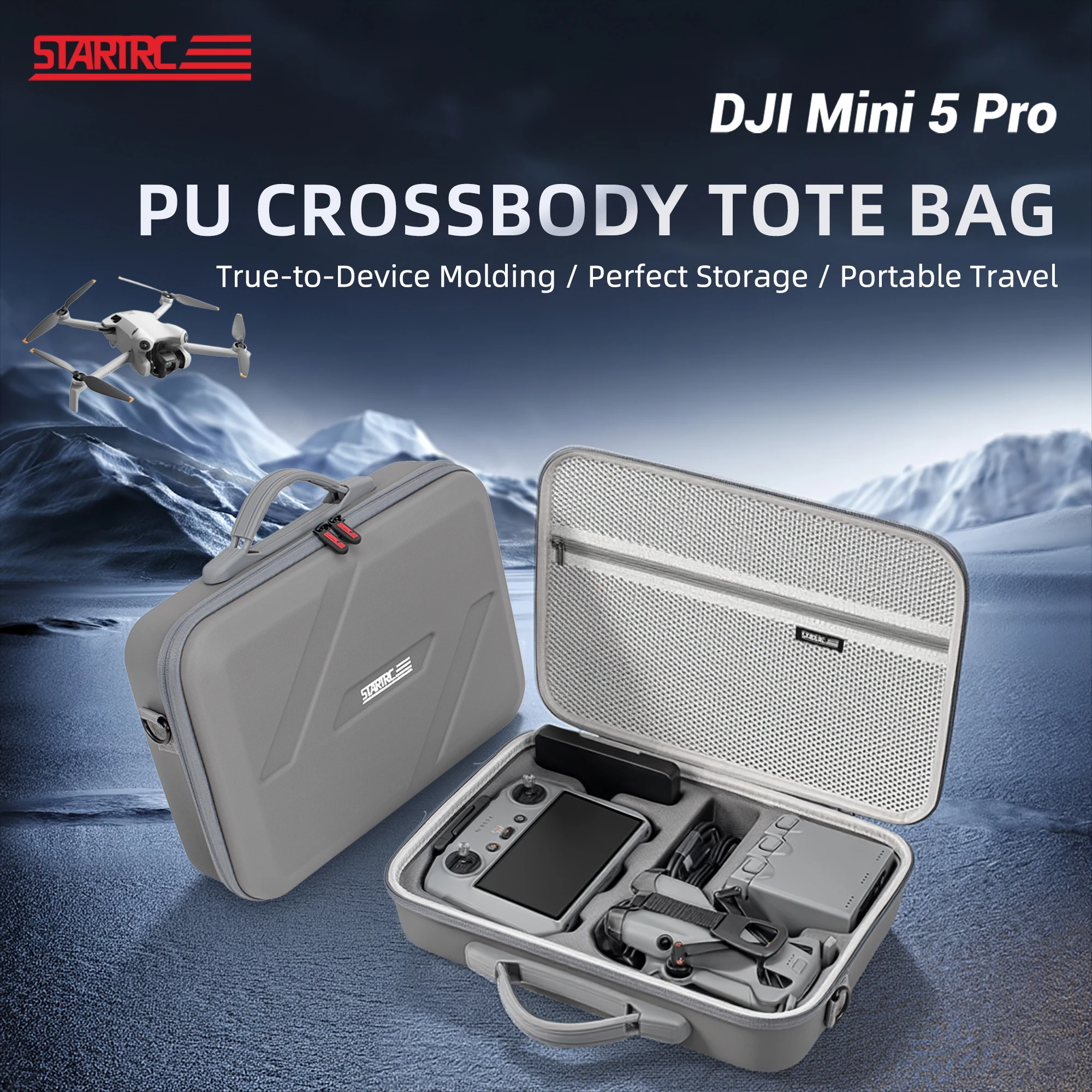 Opbergkoffer Drone STARTRC - Funda De Transporte Para DJI Mini 4 Pro Accesorios Bolsa De Drone Landing