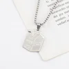 JUICE and Wrld Necklace Popular Rapper Hiphop Singer Pendant Necklace Fans Souvenir Stainless Steel Jewelry Gift 5