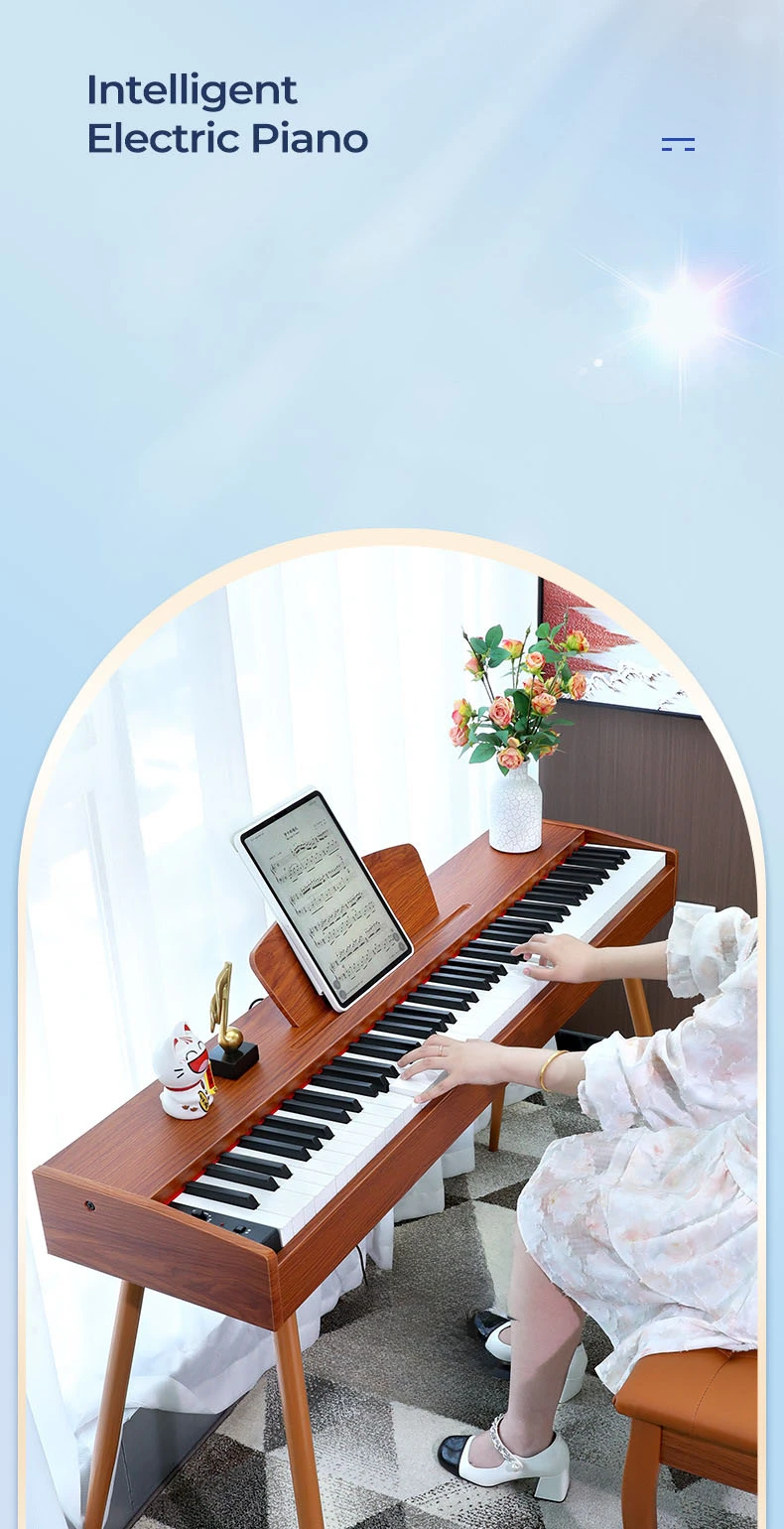 88 Key Intelligent Electric Piano Adult Children Professional Electronic Organ Beginners Home Musical Keyboard Instruments