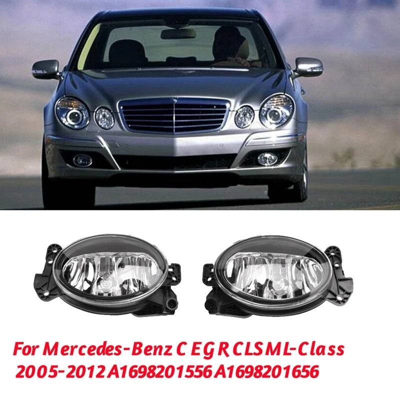 

Противотуманная лампа с галогенными лампами H11, запчасти для Mercedes-Benz C E G R CLS ML-Class 2005-2012 A1698201556 A1698201656, 1 пара