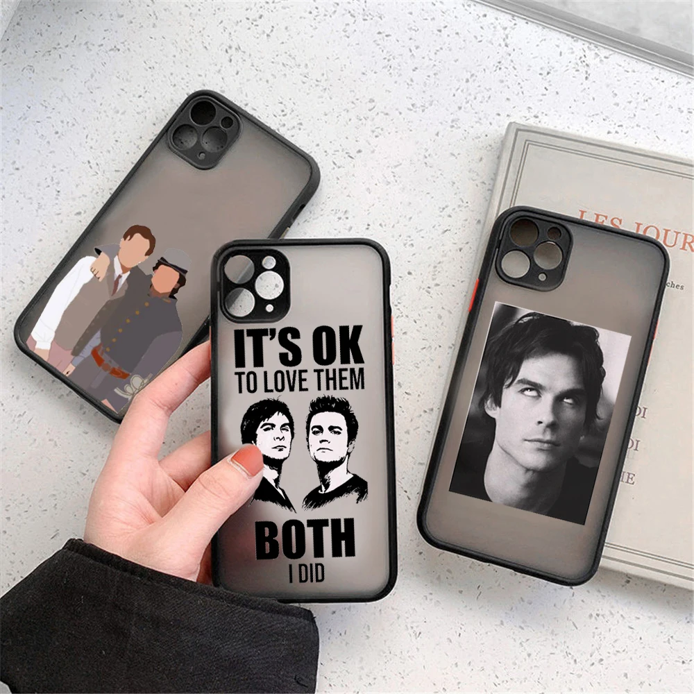 La Coque De T l phone De Vampire Diary Mat Antichoc Pour Iphone 13 