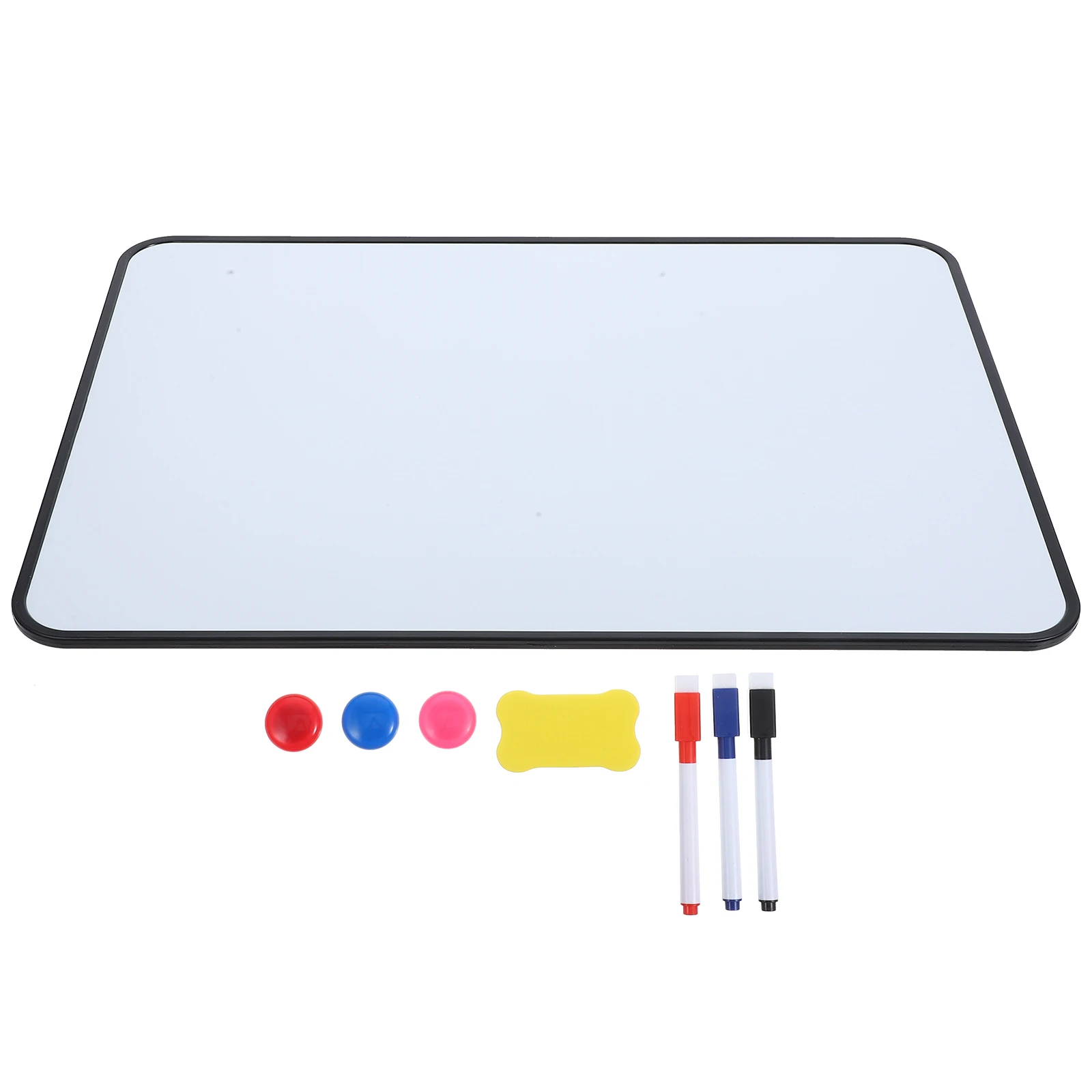Magnetic Dry Erase White Board A3 Size Magnetic Whiteboard For Fridge Plastic Material Whiteboard 1 Set
