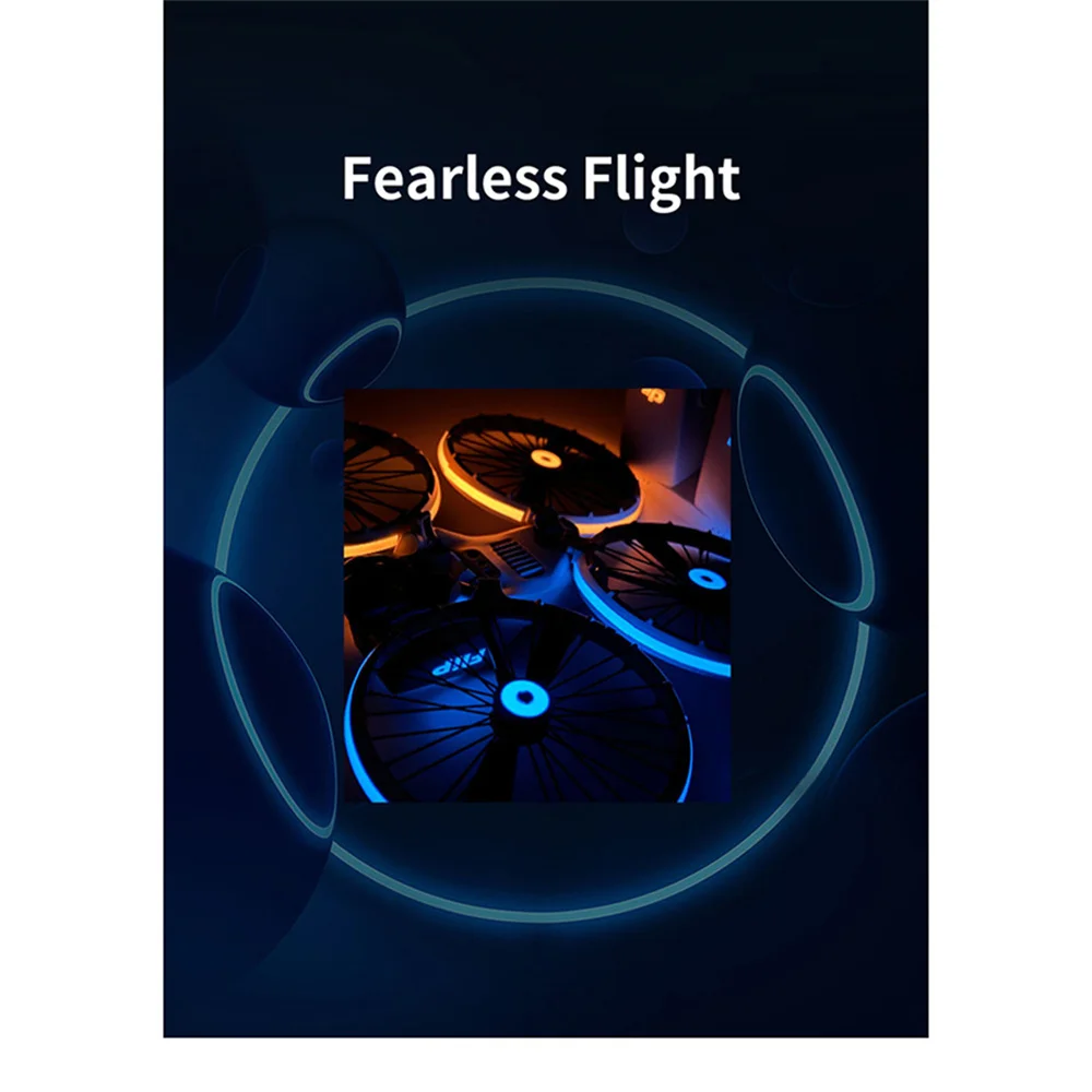 Luminous Sticker for DJI FLIP Drone Colorful Luminous Stickers Night Flight Safety Warning Anti-Scratch Protect Film Camera Part