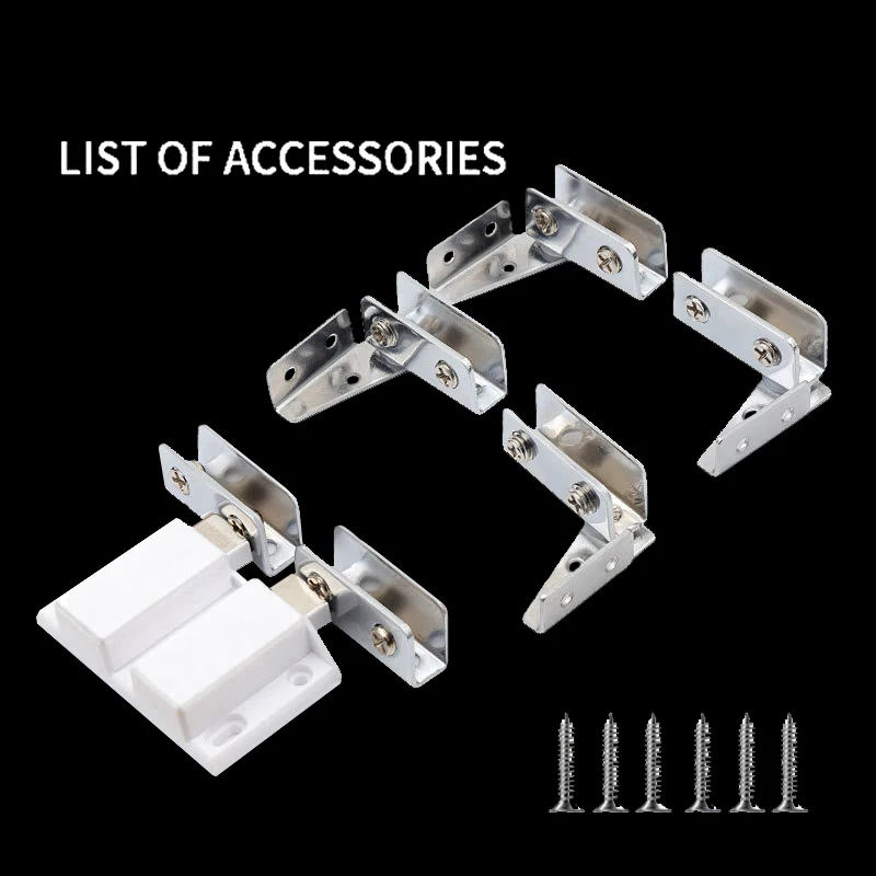 

Up and Down Hinge Hardware Hinges Glass Door Free Opening Hinge Silver Furniture Cabinet Single Double Door Glass Hinge