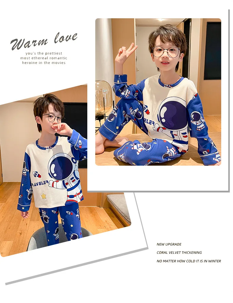 Loungewear Spiderman Boy Children's Pajamas Sets for Children Men's Boy's Pajama Sleepwear Robe Clothing Mother Kids
