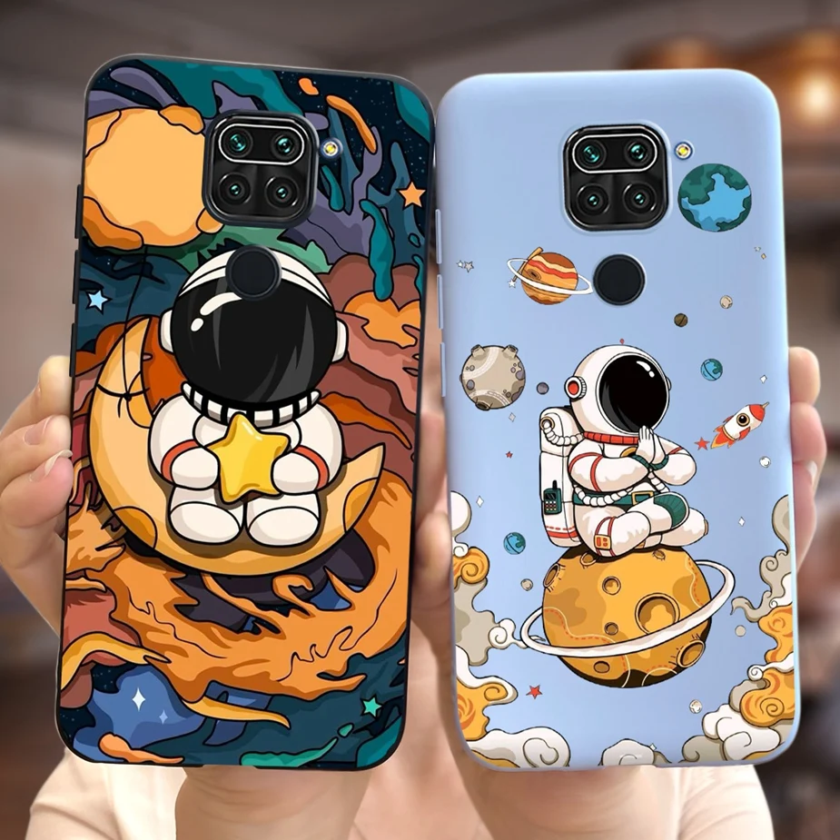 Cute Spaceman Cartoon Soft Silicone Phone Case Bumper