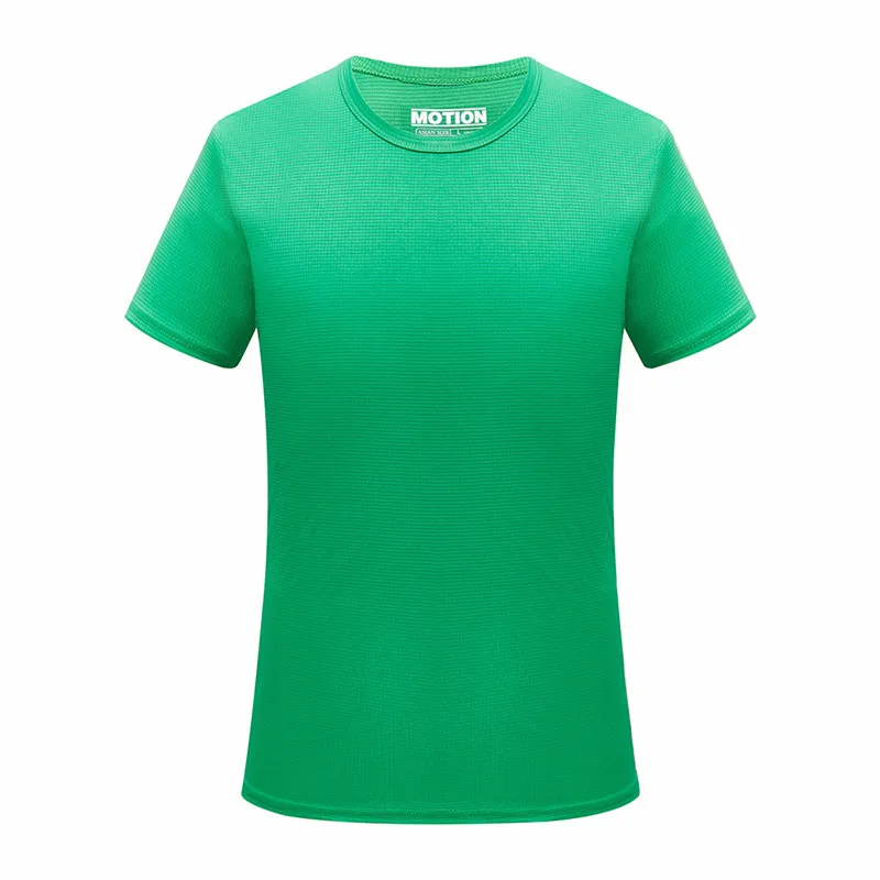High Quality Men's Running Short Sleeve Customized Logo Breathable Quick-drying Sports Jogging Fitness  Bodybuilding Gym Tshirt
