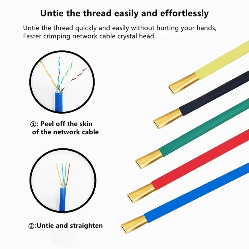 Cat5 Cat6 CAT7 RJ11 Networking Cable Looser Ethermet Cable Looser Separator Twisted Wire Core Separater Networking Tool Kits