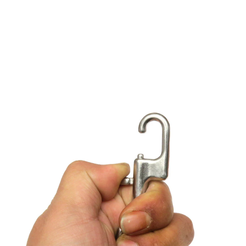 Diving Hose Clip Scuba Diving Buoy Scuba Diving Tank Valve Cover Scuba Diving Bolt Snap 316 Stainless Steel Hook Clip Swivel Hook BCD Accessories