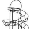 Kitchen Egg Rack, Spiral Egg Basket, Iron Practical Egg Storage Rack, Storage Rack Black 2