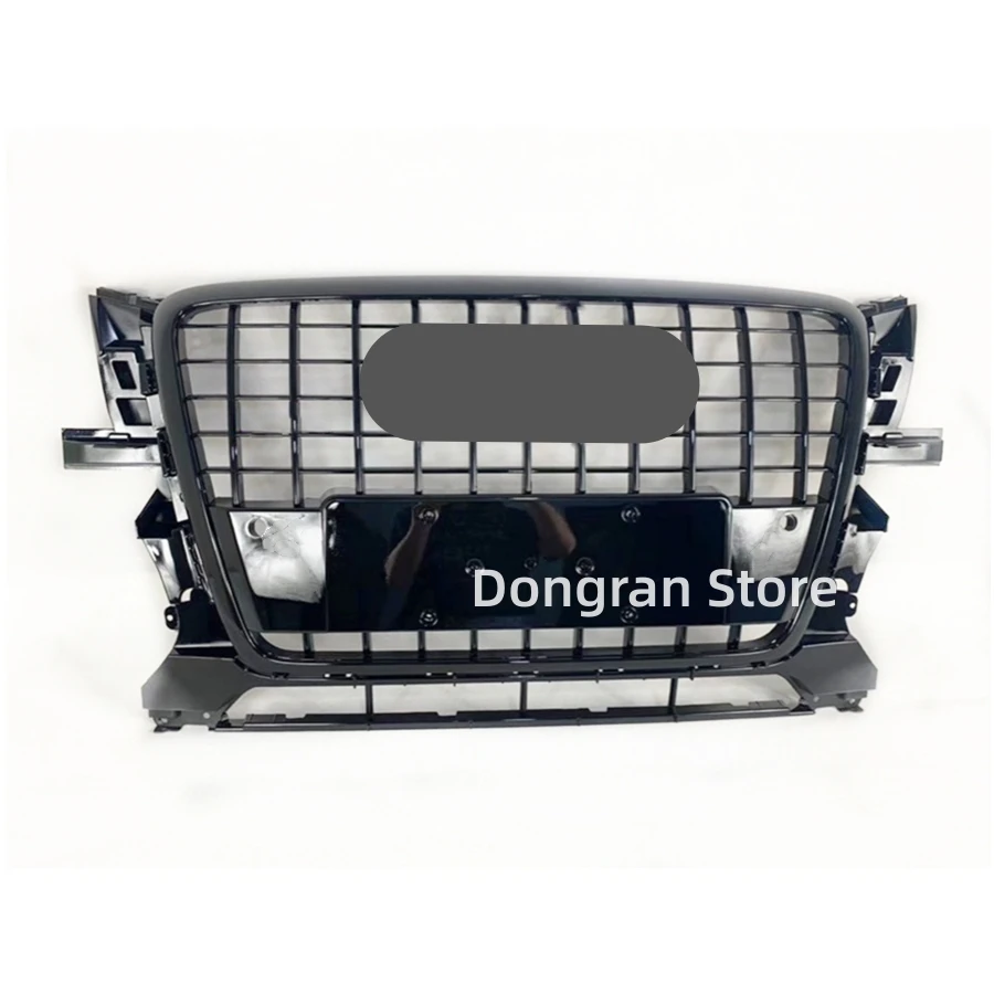 

For SQ5 Style Front Bumper Mesh Hood Grill Grille Glossy Black Universal For Audi Q5 ABS Bumper Grill 2009 2010 2011 2012 tools