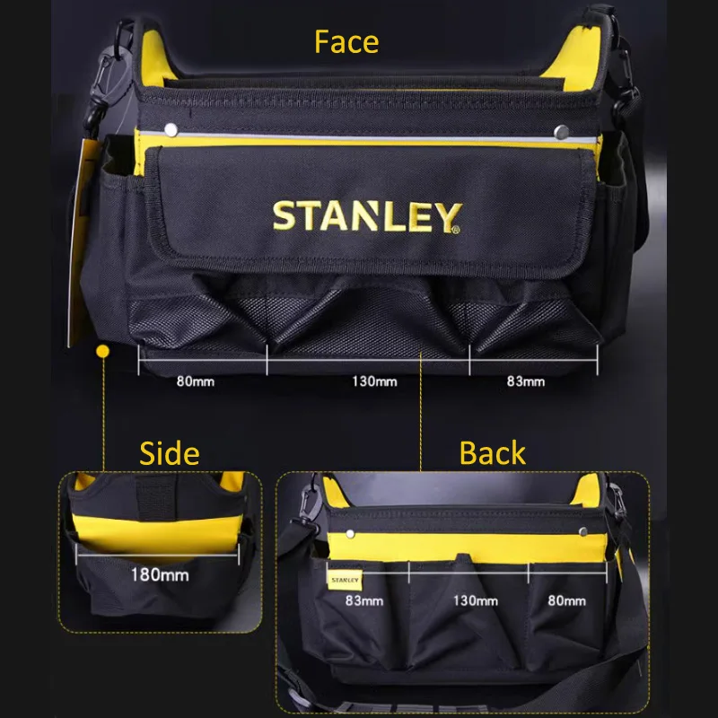 Southern Wholesale Stores Ltd - The Stanley 12-Inch Tool Bag is ideal for  carrying hand tools and the adjustable strap allows for easy access to  contents 🤩 FEATURES: 🔅Made of durable polyester