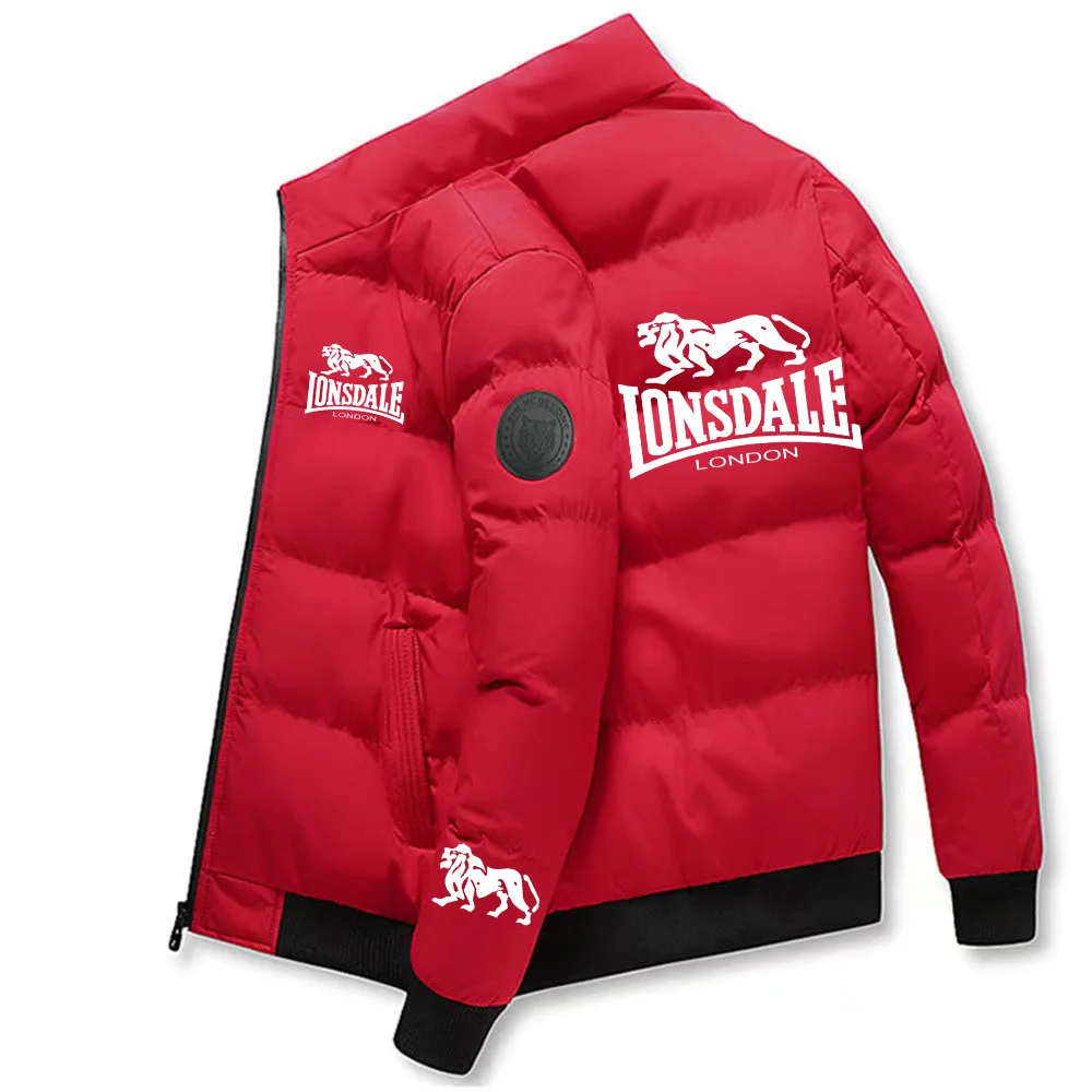 Stand Collar Coats Autumn Jacket Men Cotton Padded Korean Fashion Streetwear Casual Clothing