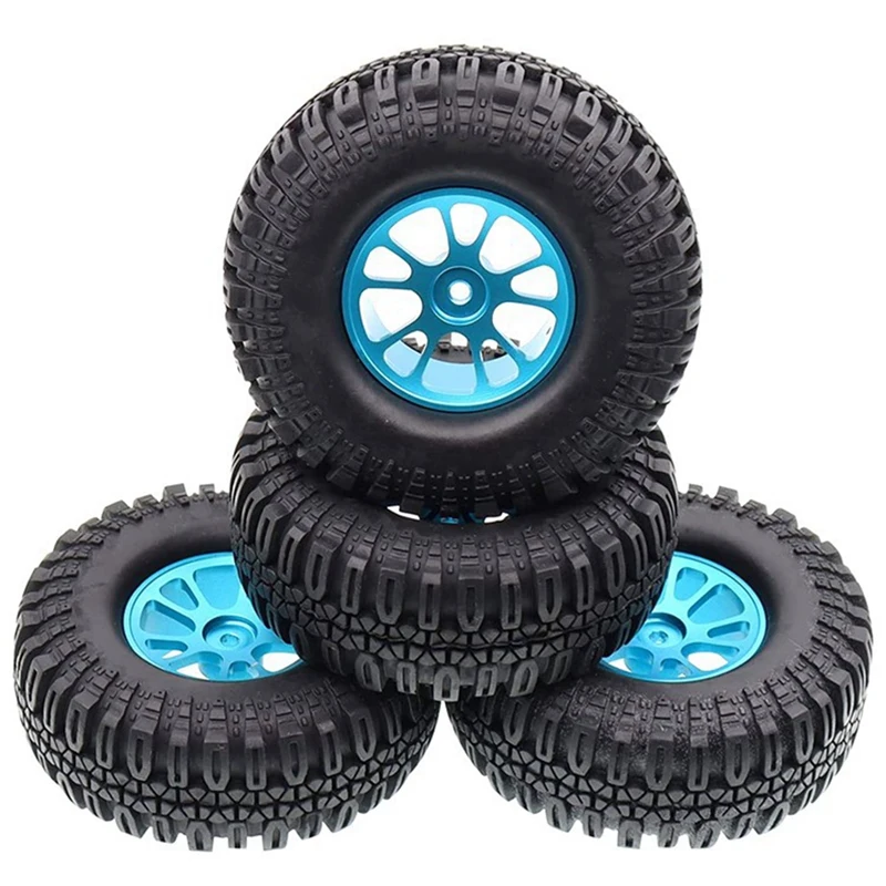 

4 PCS 1.9 Inch Climbing Car Tire 1:10 Simulation Metal Wheel Hub 108MM Rubber Tire For D90/SCX10