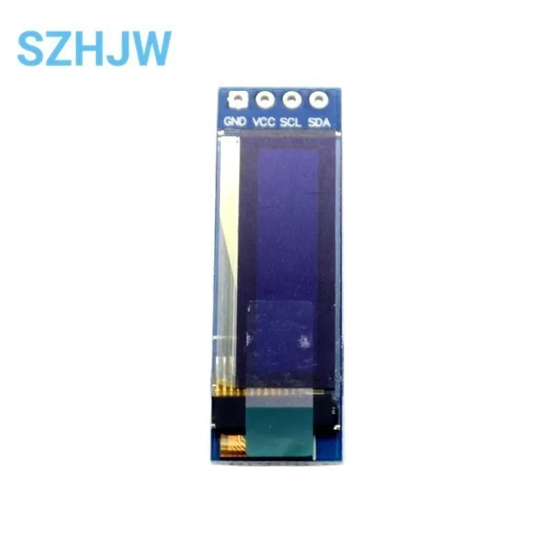 OLED Display Module 0.91 Inch 128x32 IIC I2C SSD1306 Driver IC DC 3.3V 5V for Arduino