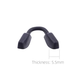 Livestrong Non-slip Rubber Nose Pad for Glasses and Sunglasses (Black Large)