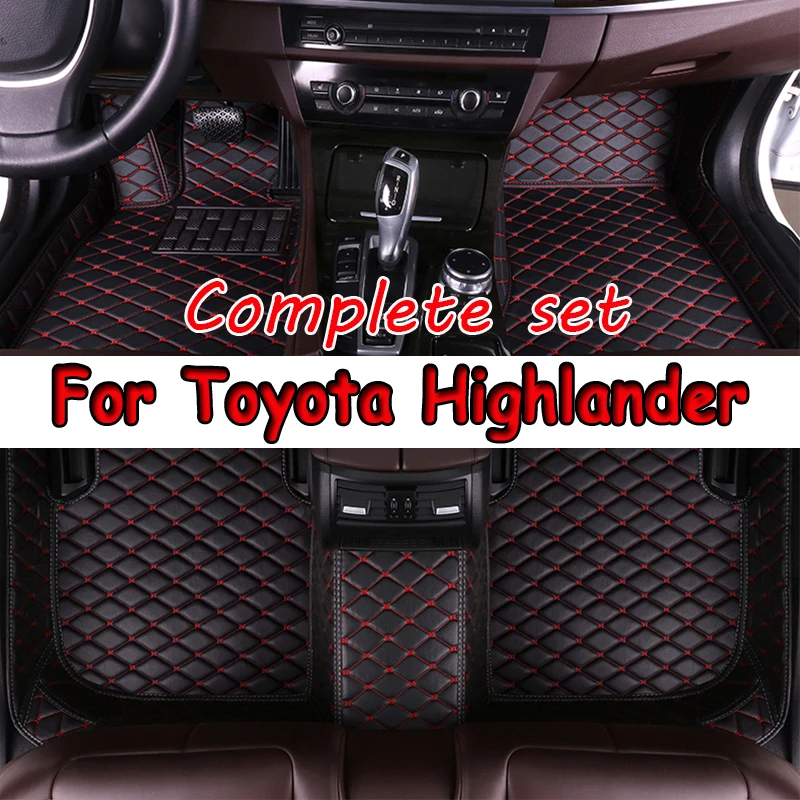 

Автомобильные коврики для Toyota Highlander Seven сиденья 2022 пользовательские автомобильные подкладки для ног автомобильный коврик крышка аксессуары для интерьера