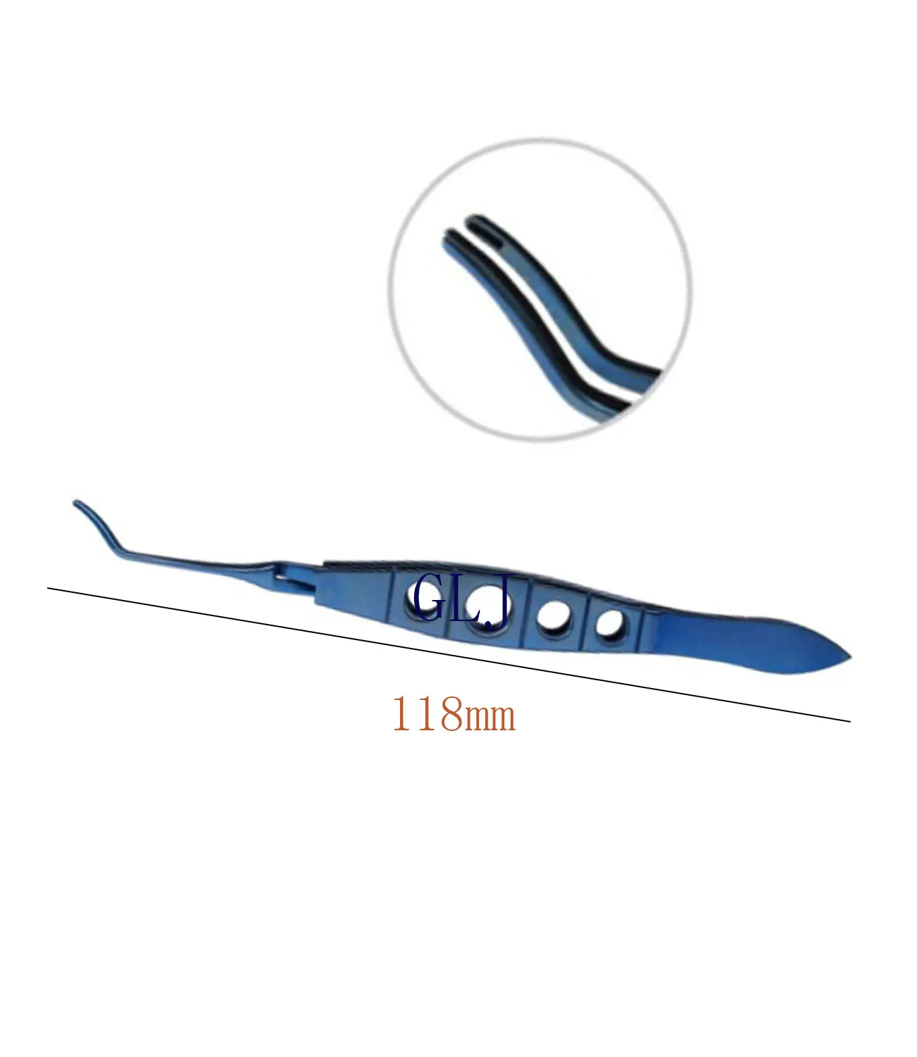 

Medical Scleral Plug Tweezer Titanium Alloy Forceps Ophthalmic Surgery Instrument